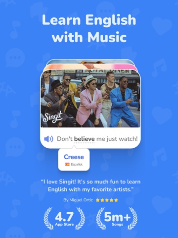 Singit: Learn & Speak English iPad screenshot