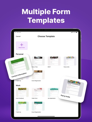GForm Builder® ~ Google Form iPad screenshot