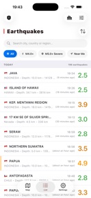 Earthquake Alerts: Live Map screenshot
