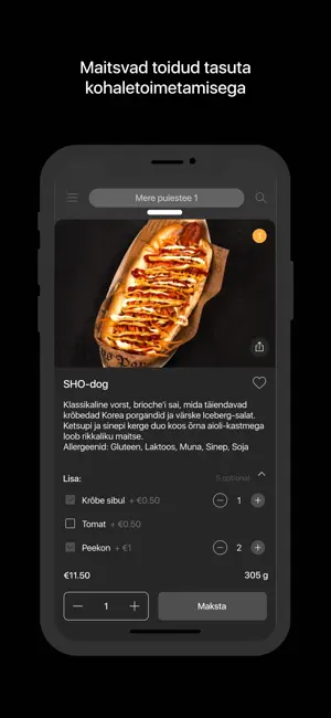 SHO — hingega tänavatoit screenshot 2