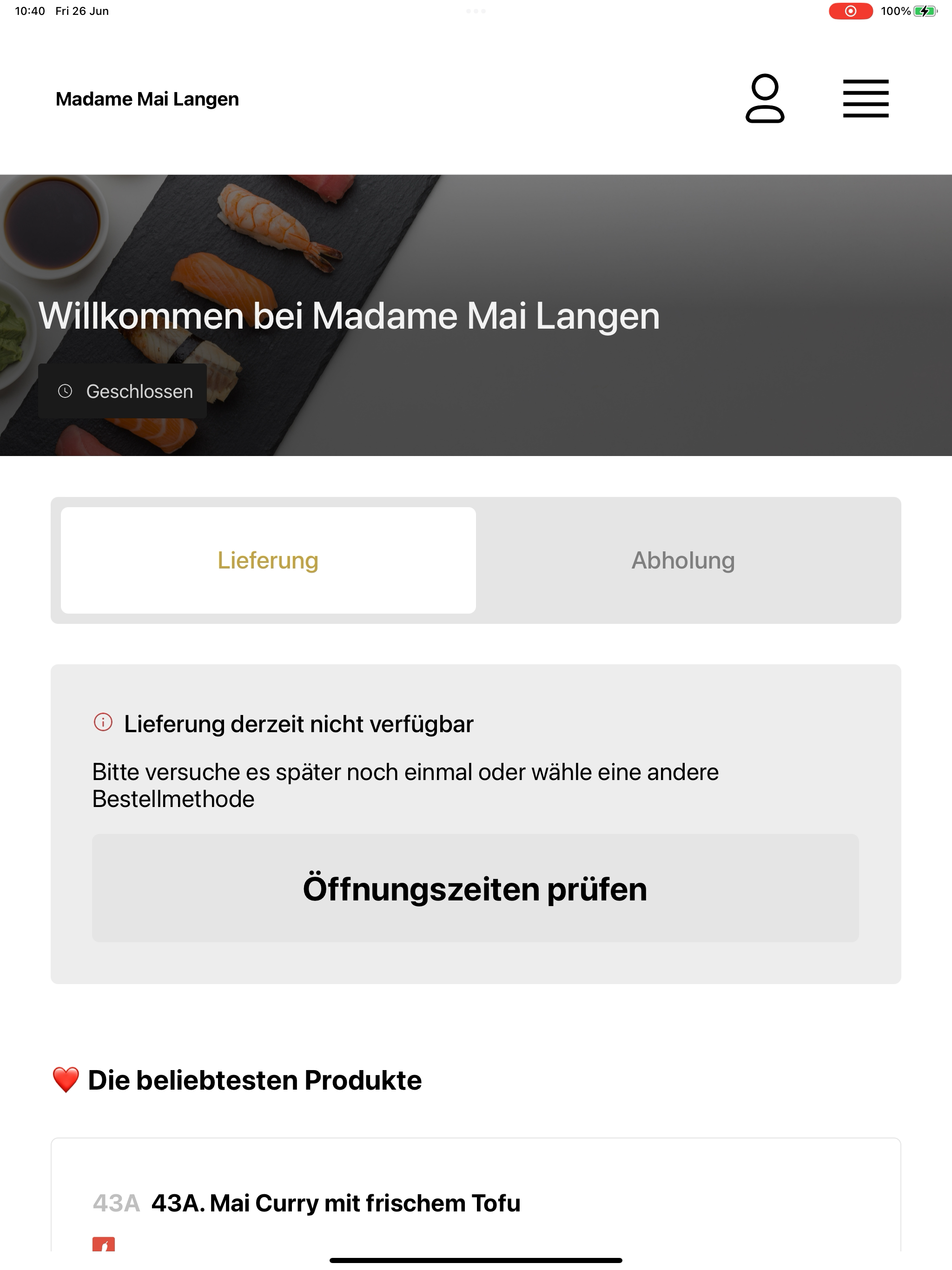Madame Mai Langen
