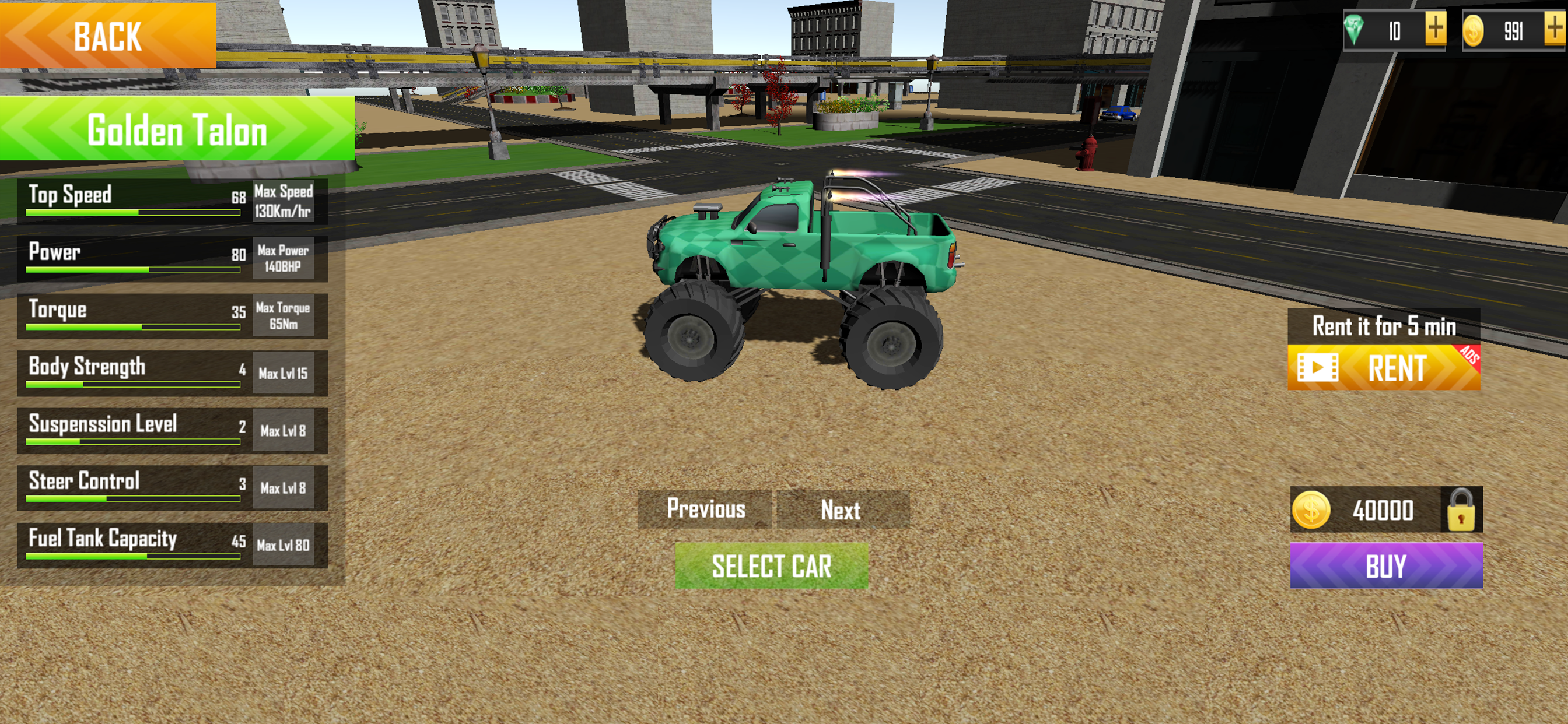 Flying Truck Pilot Driving 3D