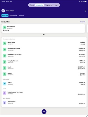 People First Bank iPad screenshot 2