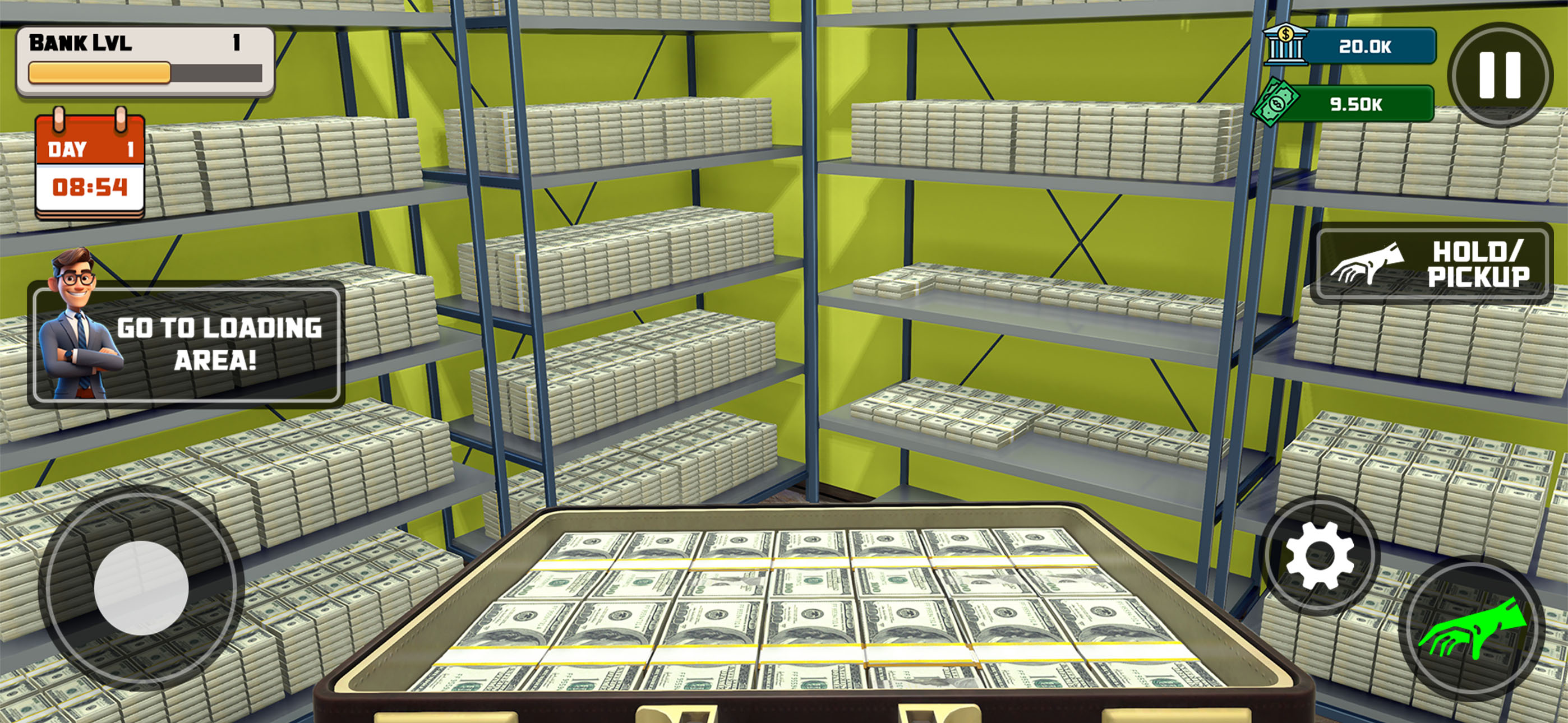 Bank Management Job Sim Game
