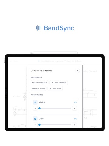 BandSync iPad screenshot