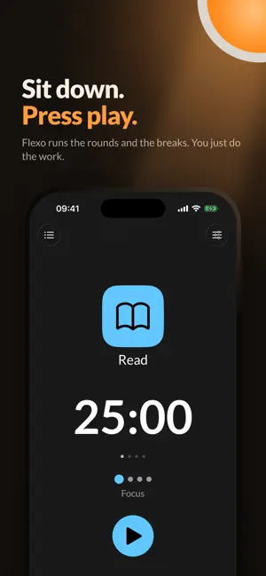 Flexo - Pomodoro, Timer screenshot 1