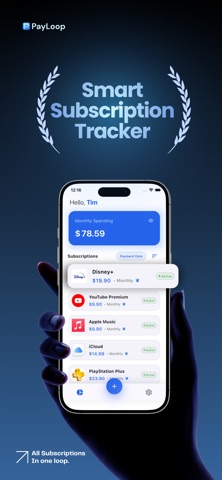 Payloop: Subscription Tracker Screenshot 2 of 4