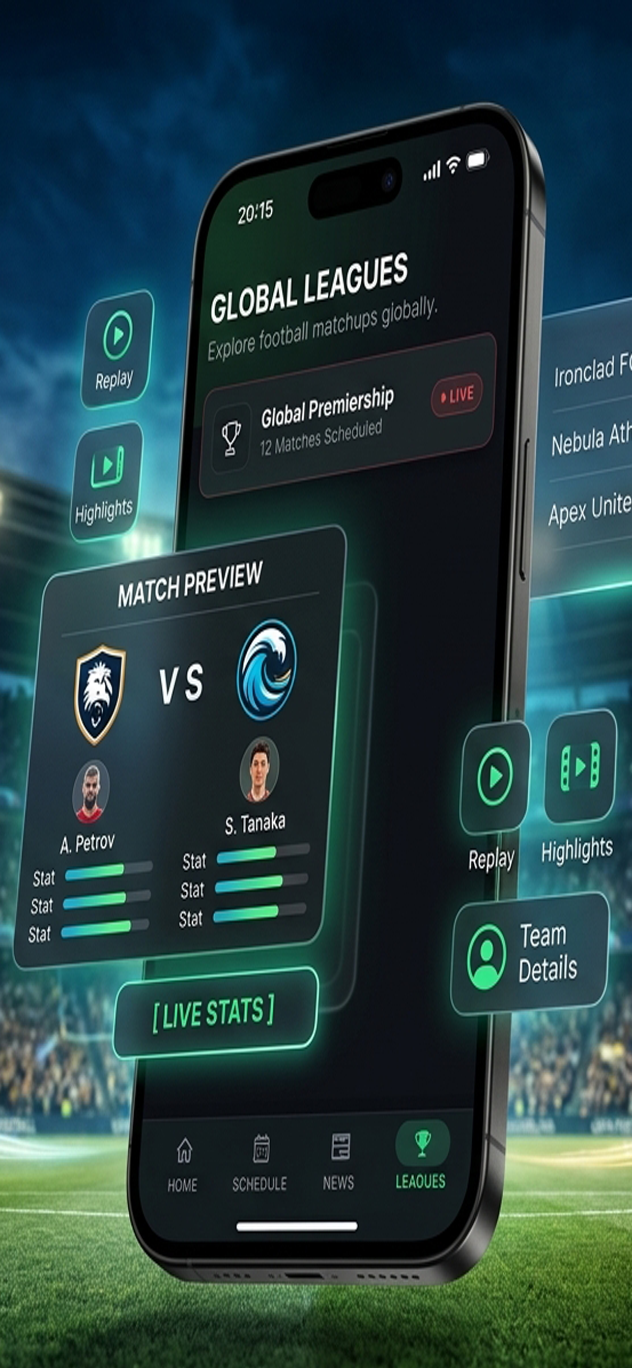 football leagues live score screenshot 3