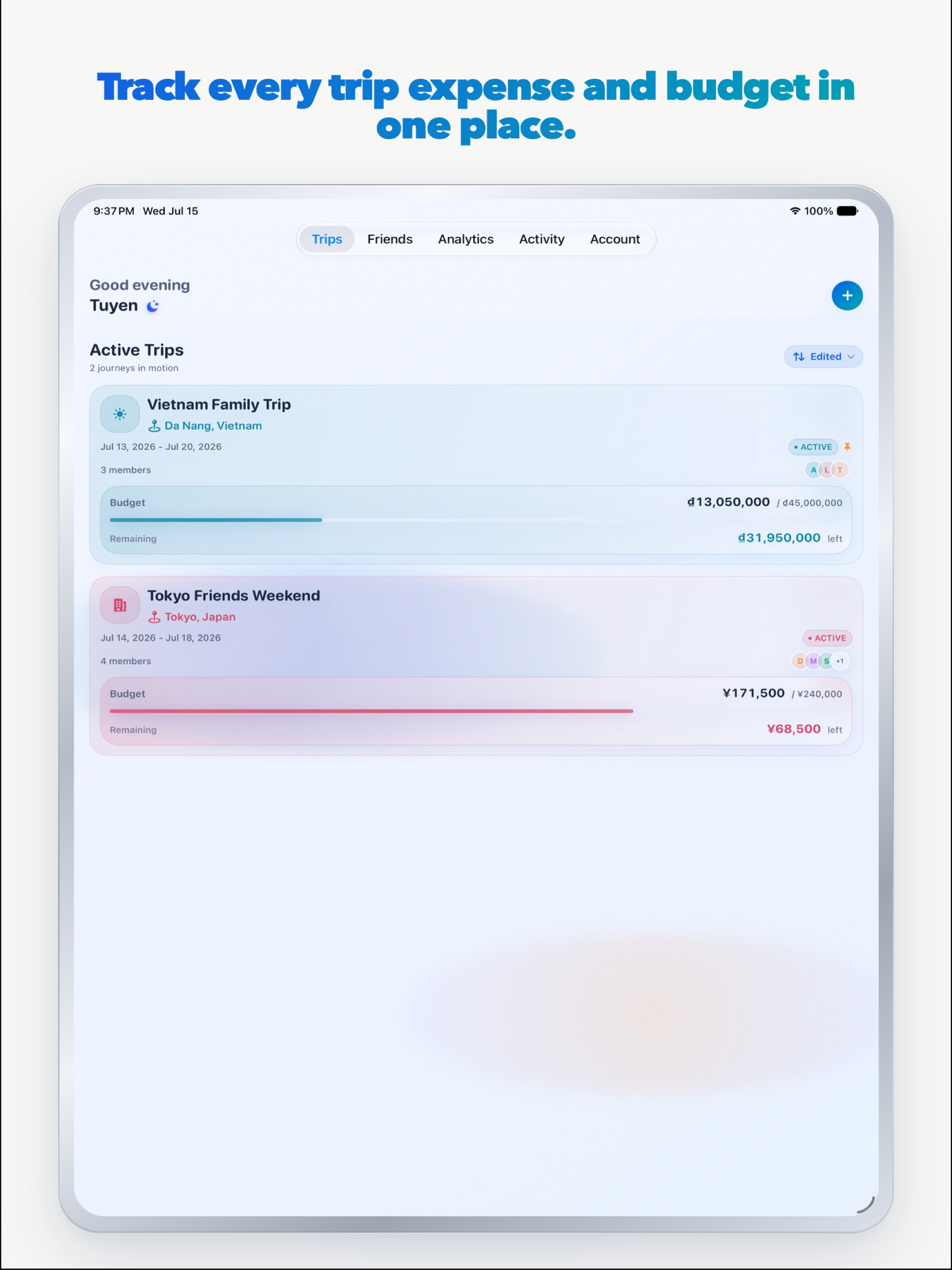 TripBalance Expense Tracker screenshot 7