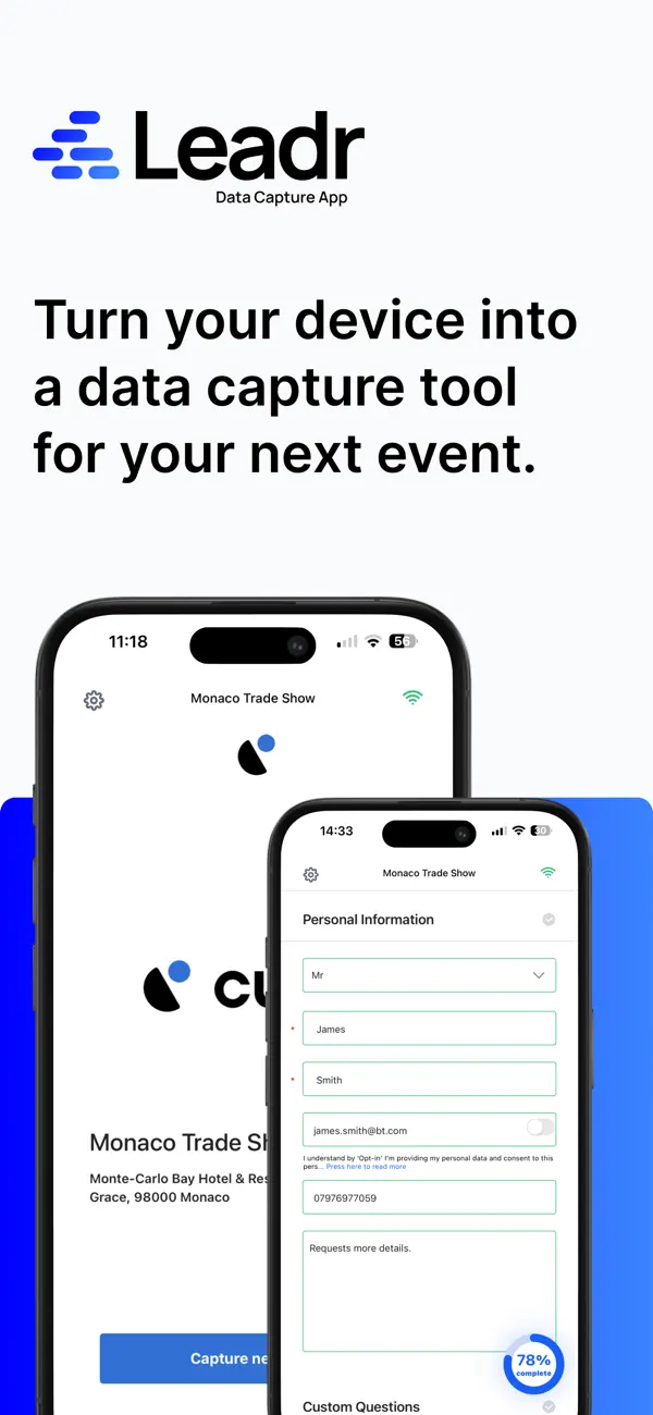 Screenshot #1 pour Leadr Data Capture