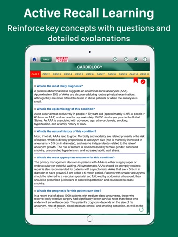 First Aid Cases USMLE Step 2CK iPad screenshot