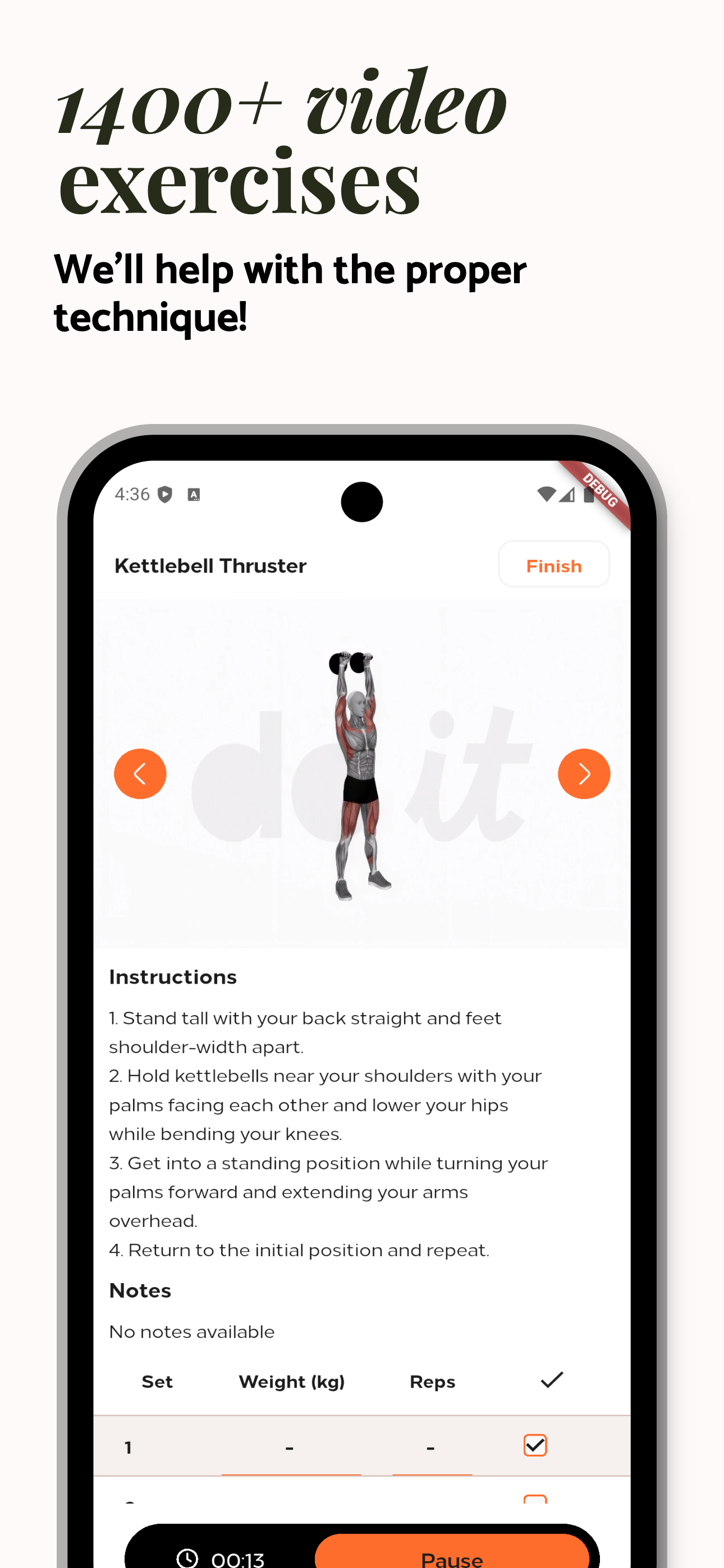 Doit Fitness workout tracker screenshot 8