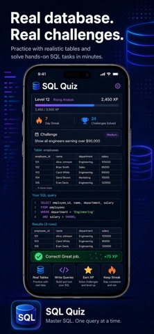 SQL Prep - Learn & Practice Screenshot 2 of 5
