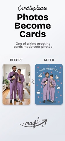 CardToPlease: AI Card Maker iPhone screenshot
