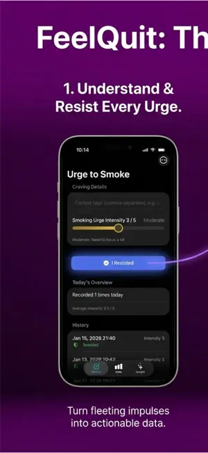 FeelQuit screenshot 1