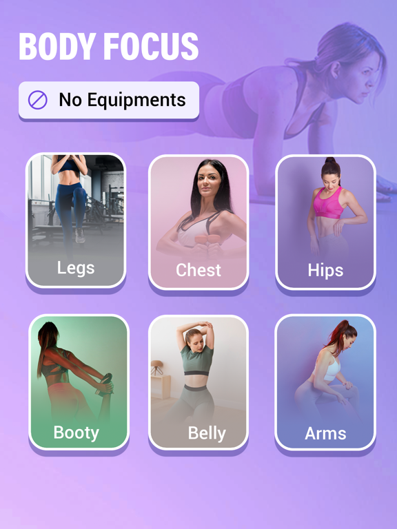 Flat Stomach Workout - 30 Days iPad screenshot 4 - Health & Fitness app