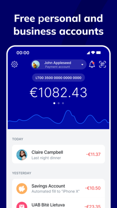 Paysera Super App screenshot 2