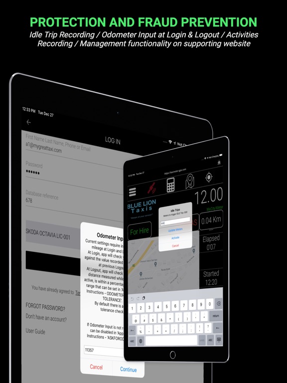 TaxiController Driver iPad screenshot 5 - Travel app