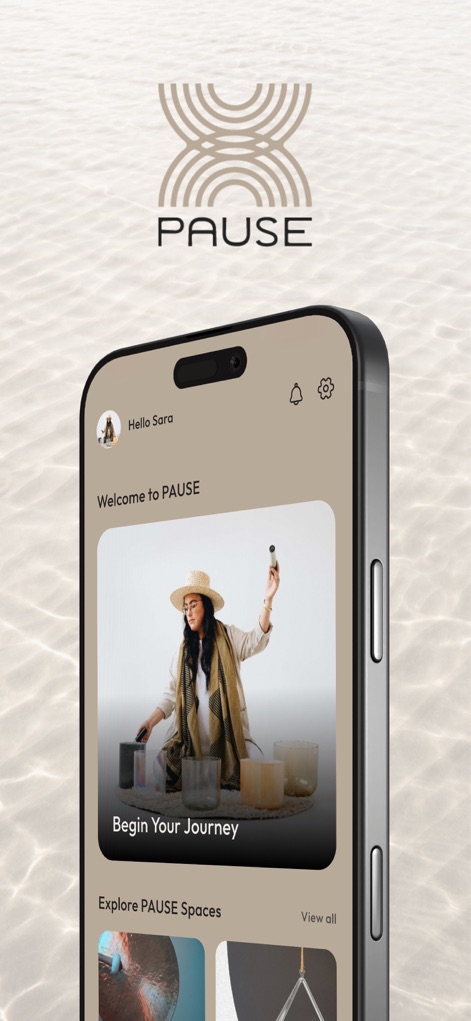PAUSE Sound Bath | Sara Auster - Lifestyle App | MWM