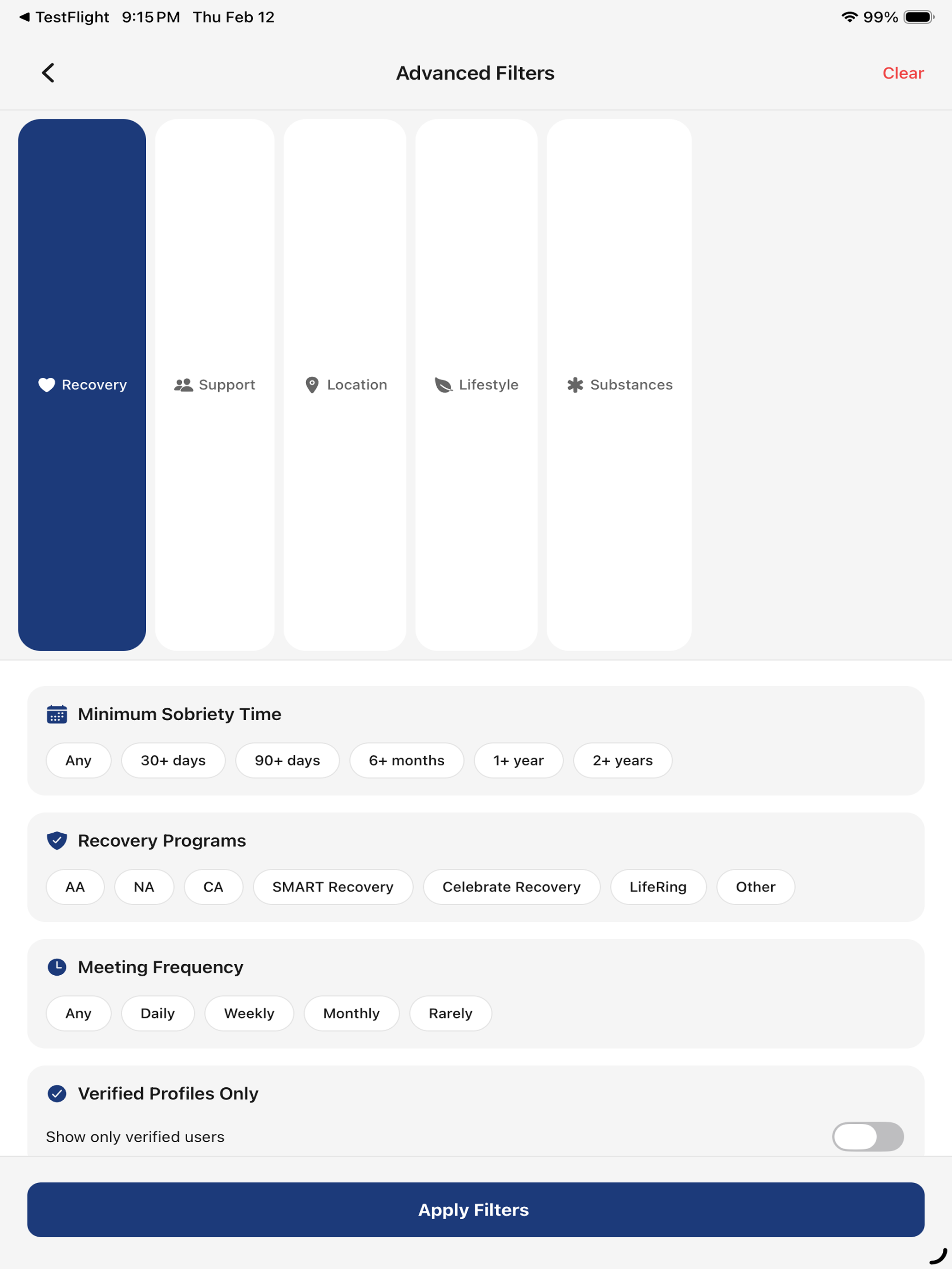 RecoveryMatch - Serene Dating