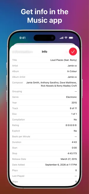 Music Info — Song Metadata screenshot 2