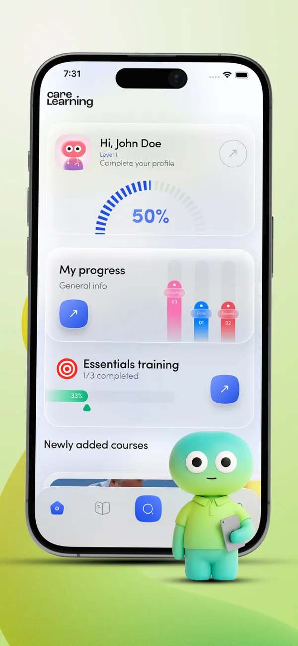 Screenshot #1 pour Care Learning