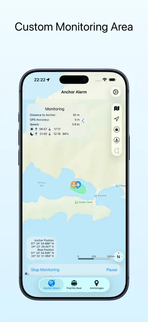 Anchor Alarm with Late Set screenshot 3