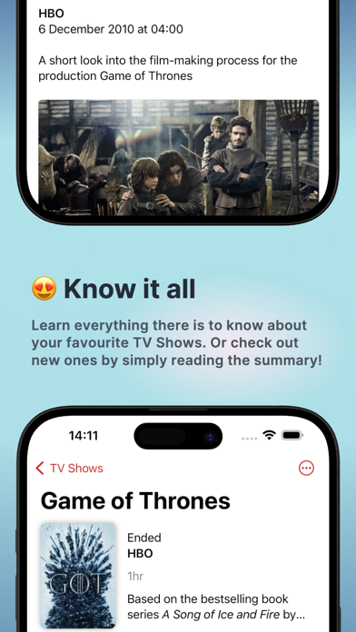 TV Show Tracker - TV Club Screenshot