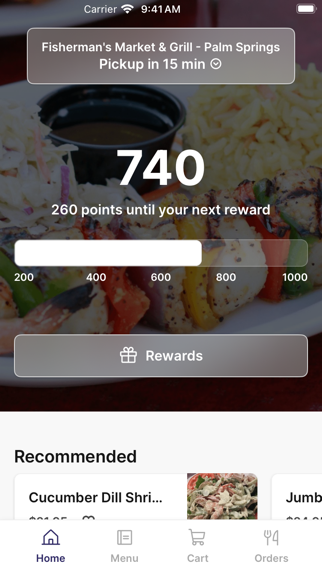 FISHERMANS MARKET P.D iPhone screenshot 1 - Food & Drink app
