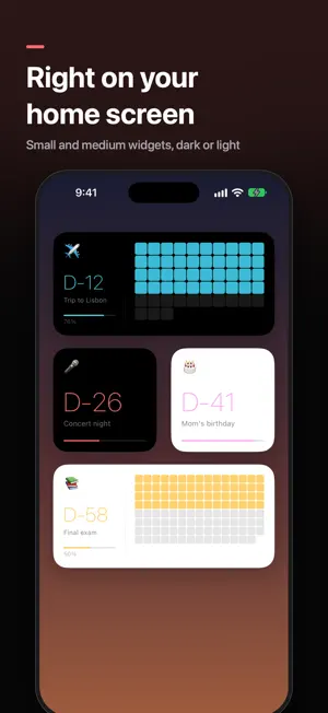 Countdown - D-Day & Widget screenshot 3