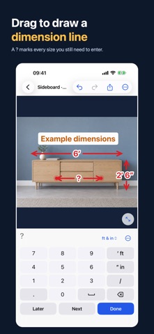 MeasureKeep: Photo Measure iPhone screenshot