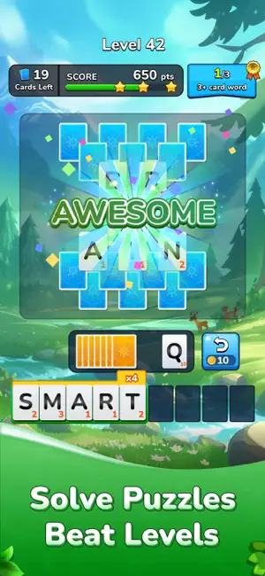 Word Solitaire-Unscramble Puz screenshot 2