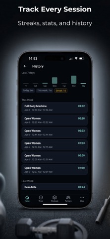 BlackPulse: HIIT Workout Timer screenshot