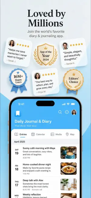 Quivi: Daily Diary Journal screenshot 1