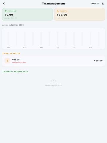 SaveKeep: Expenses tracker iPad screenshot