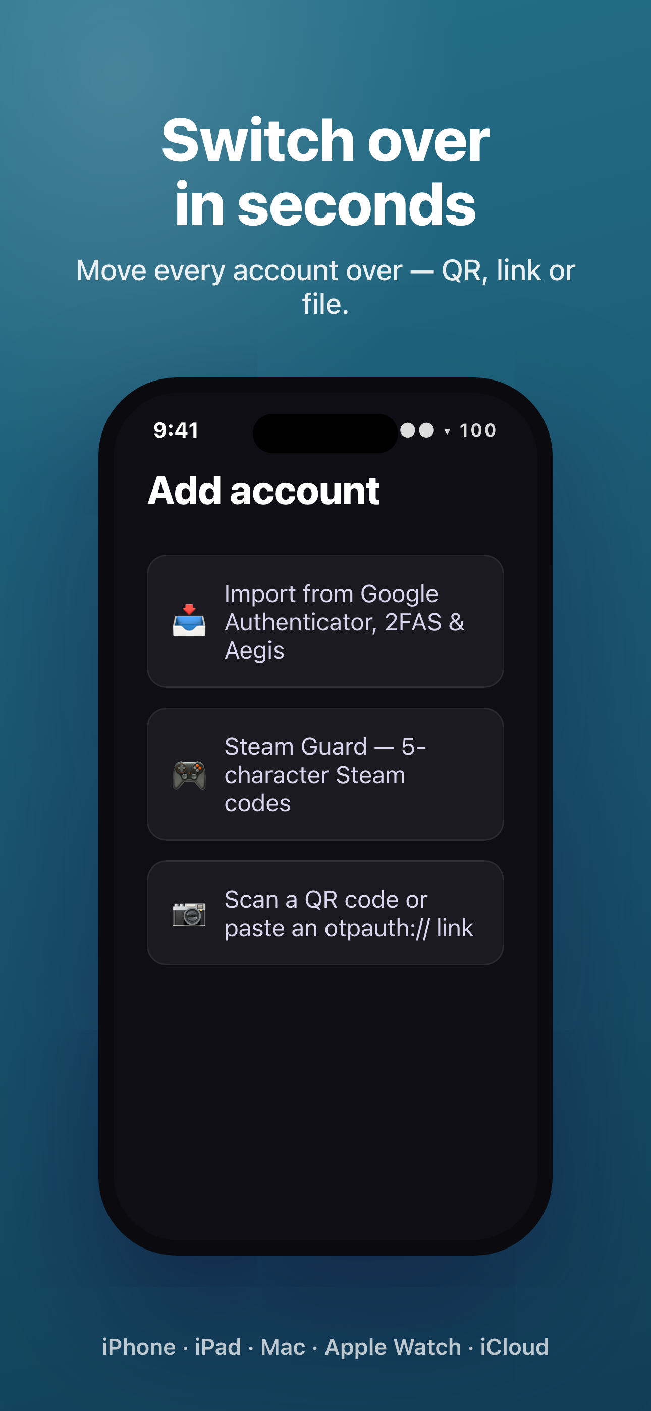 HotKey OTP: 2FA Authenticator screenshot 3