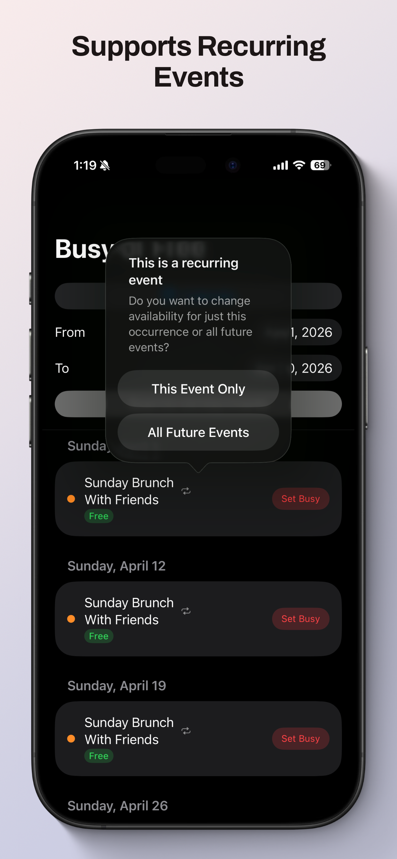Busy or Free screenshot 4