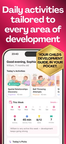 Sevgi Baby Development Tracker iPhone screenshot