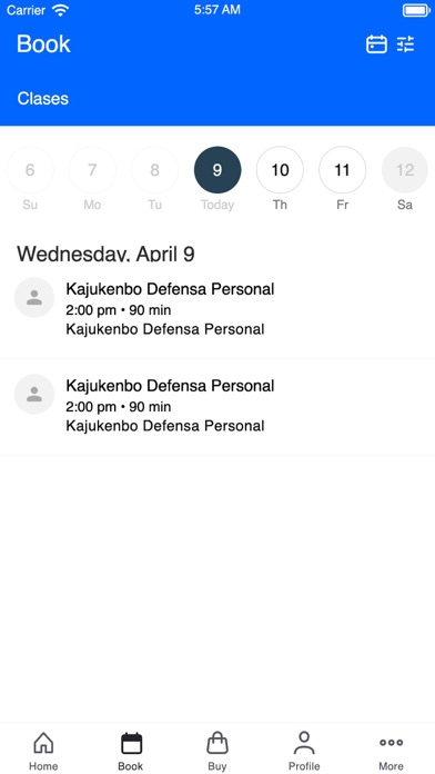 App screenshot