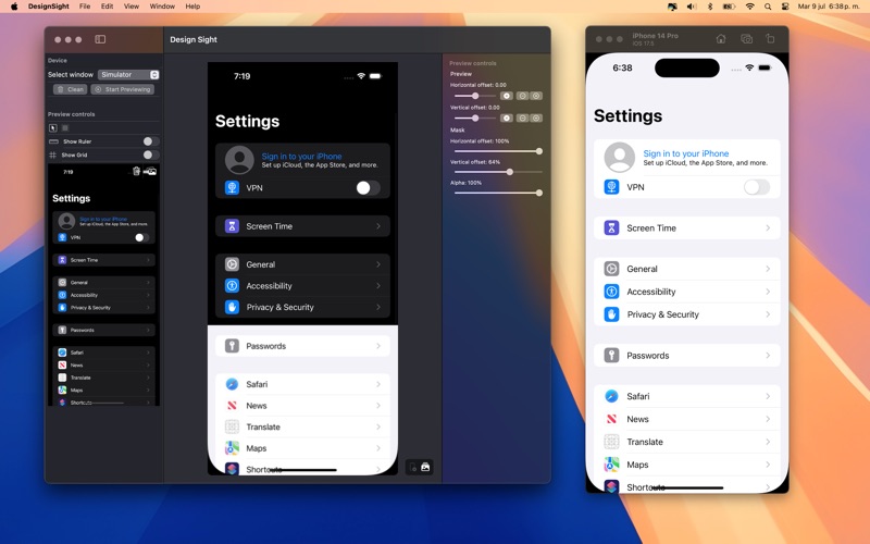 Design Sight screenshot