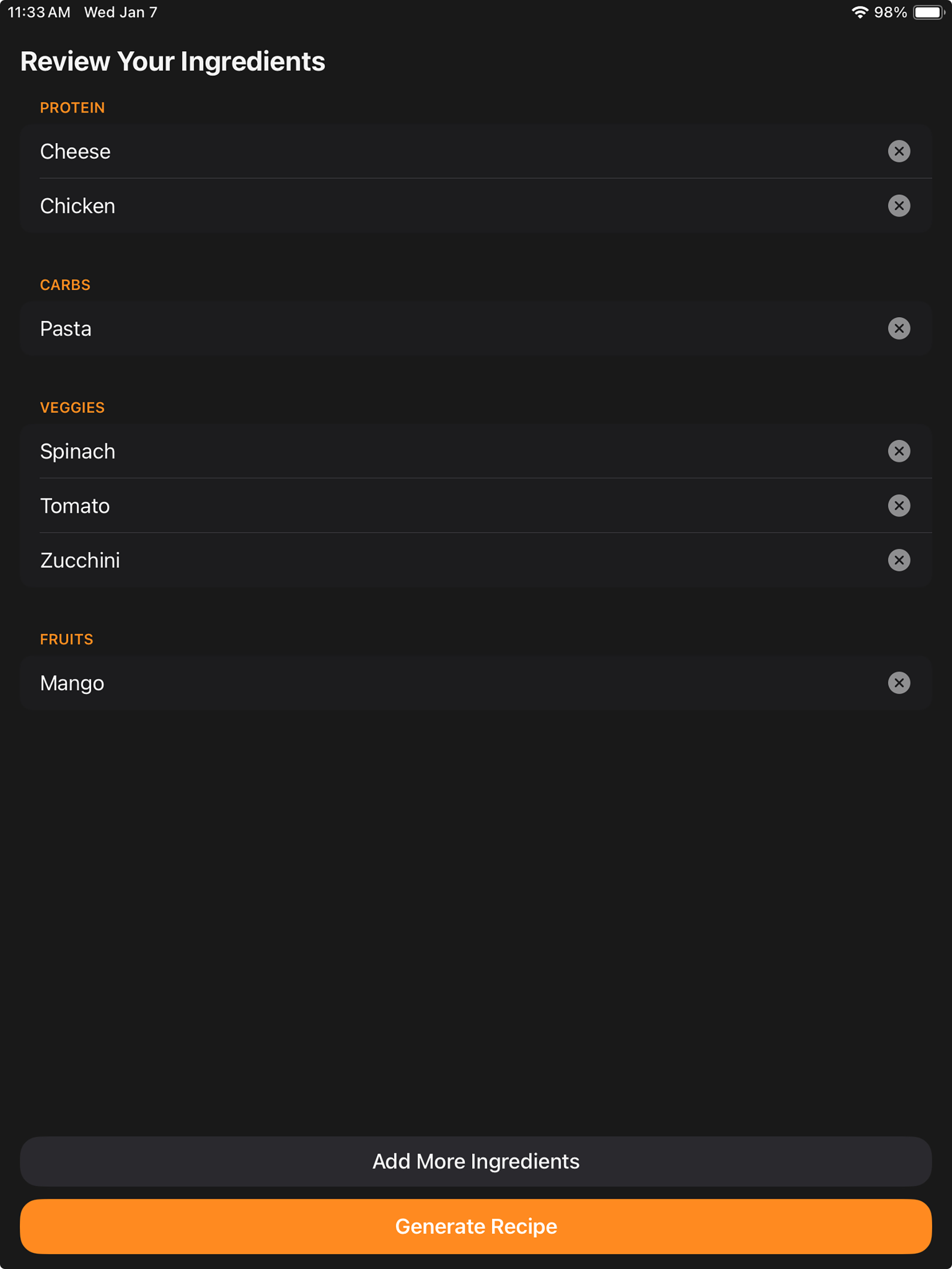 RecipeForge screenshot 5
