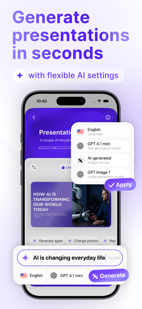 Slidey: Ai Presentation Slides screenshot 2