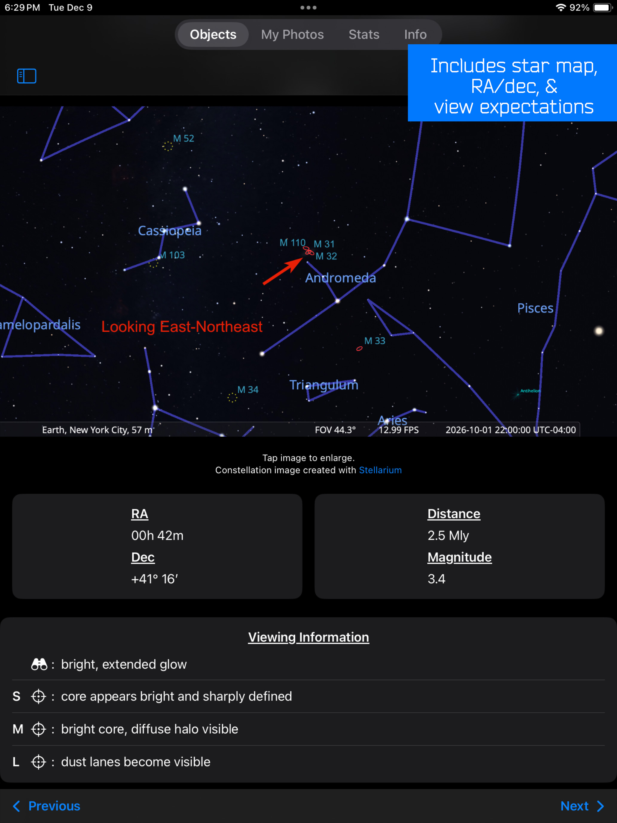 Messier Journal