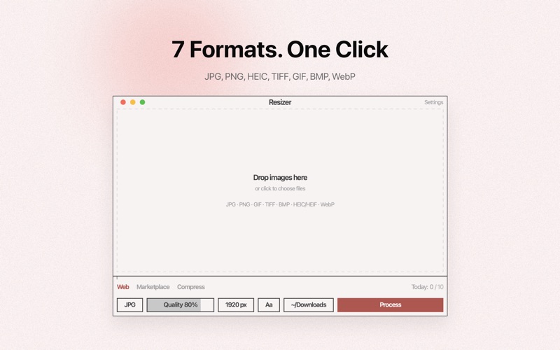 Resizer: Image Converter screenshot