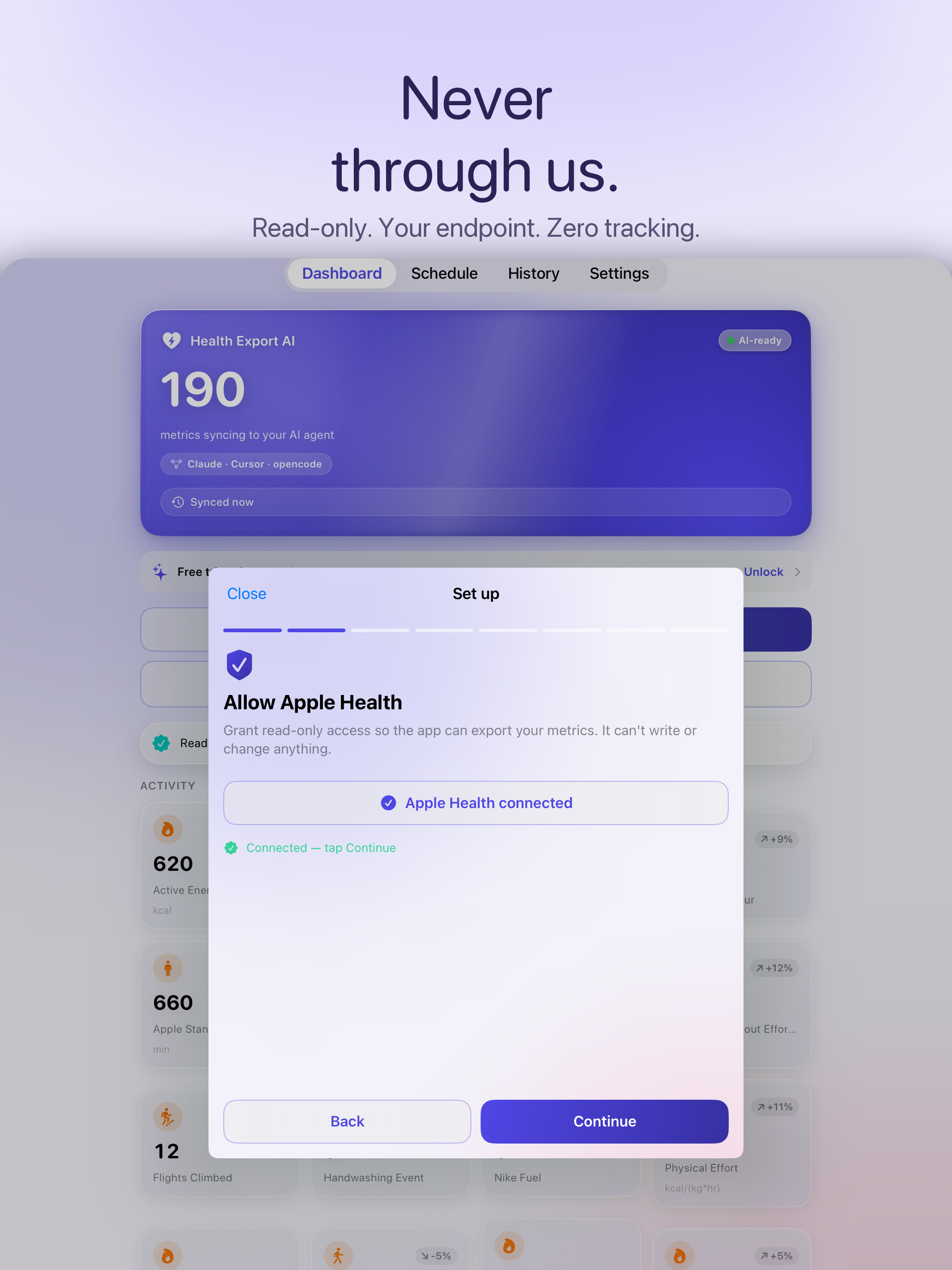 Health Export AI screenshot 9
