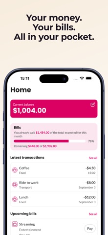 Gastify: Spending & Bills Screenshot 1 of 4