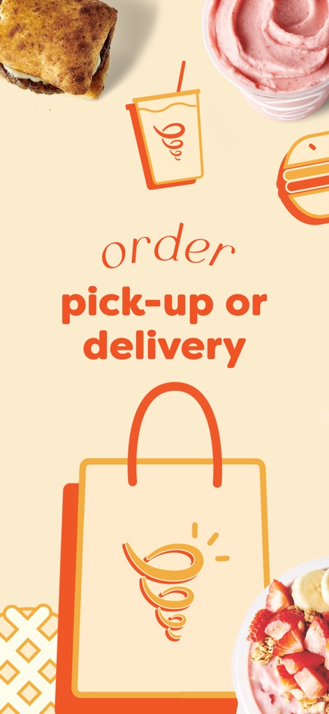 Jamba - The app provides convenient order pickup and delivery options, allowing users to easily locate their nearest Jamba for seamless service.