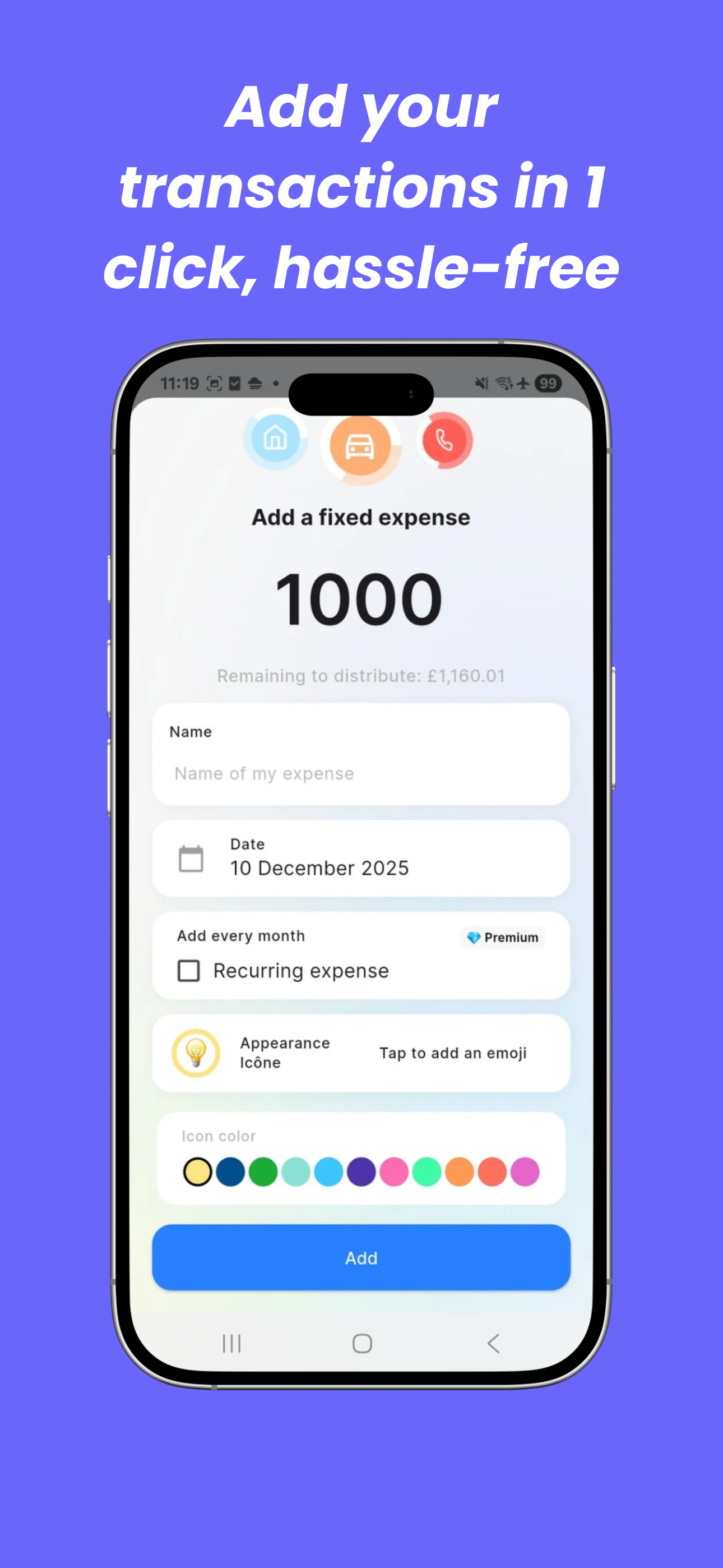 Finzee - Budget planner