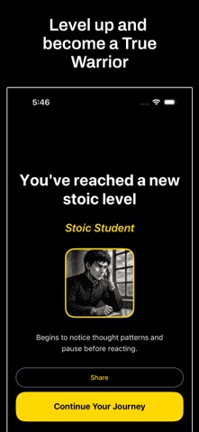 Stoic Mode: Daily Quotes Screenshot 3 of 4