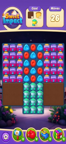 Sweet Impact - Match 3 Game iPhone screenshot